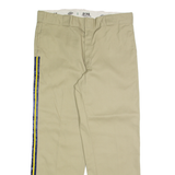 DICKIES Chino Mens Trousers Beige Regular Straight W36 L30