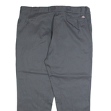 DICKIES Chino Mens Trousers Grey Regular Straight W44 L30
