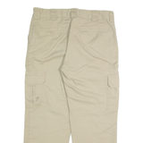 DICKIES Cargo Chino Mens Trousers Beige Regular Straight W34 L27
