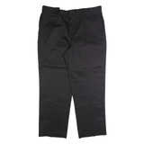 DICKIES Chino Mens Trousers Black Regular Straight W40 L30