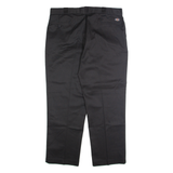 DICKIES Chino Mens Trousers Black Regular Straight W40 L30