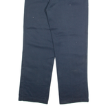 DICKIES Chino Mens Trousers Blue Regular Straight W34 L30