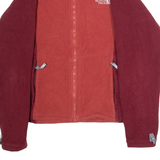 THE NORTH FACE Womens Fleece Jacket Red Colourblock M