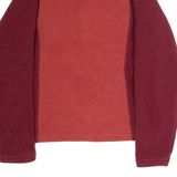 THE NORTH FACE Womens Fleece Jacket Red Colourblock M