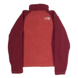 THE NORTH FACE Womens Fleece Jacket Red Colourblock M