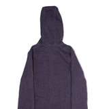 THE NORTH FACE Womens Fleece Jacket Purple Knit Hooded S