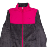 FILA Womens Fleece Jacket Grey Colourblock XS