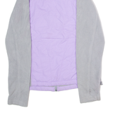 NEW BALANCE Womens Quilted Jacket Purple Colourblock S