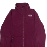 THE NORTH FACE Womens Fleece Jacket Maroon XS