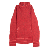 THE NORTH FACE Womens Fleece Jacket Red Knit S