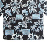 BATIK BAY Mens Hawaiian Shirt Black Floral XL