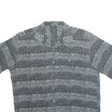 Mens Shirt Blue Floral XL