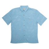 JOE HARLIN Mens Shirt Blue Crazy Pattern XL