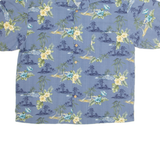 JAMAICA JAXX Mens Hawaiian Shirt Blue Floral XL