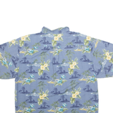 JAMAICA JAXX Mens Hawaiian Shirt Blue Floral XL