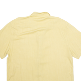 BANKS JOURNAL Mens Plain Shirt Yellow 2XL