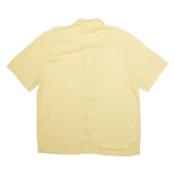 BANKS JOURNAL Mens Plain Shirt Yellow 2XL