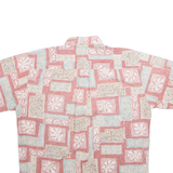 COOKE STREET Mens Hawaiian Shirt Red Crazy Pattern M