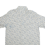 CRAZY HORSE Mens Shirt Grey Spotted M