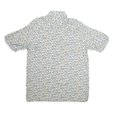 CRAZY HORSE Mens Shirt Grey Spotted M