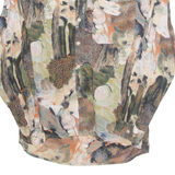 ALEXANDRA Womens Printed Blouse Green Long Sleeve Crazy Pattern 2XL