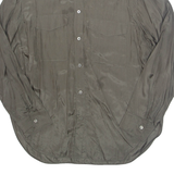 Sheer Womens Blouse Green Long Sleeve UK 10