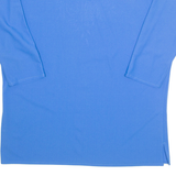 Womens Printed Top Blue 3/4 Sleeve Floral XL