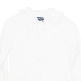 RALPH LAUREN Womens Shirt White Long Sleeve UK 8