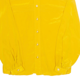 Womens Blouse Yellow Long Sleeve L