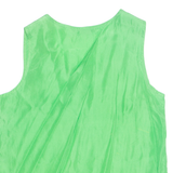 Womens Vest Green Sleeveless L