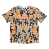 Womens Printed Blouse Pink Floral L