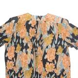 Womens Printed Blouse Pink Floral L