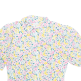 Womens Printed Blouse Pink Floral M