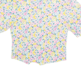 Womens Printed Blouse Pink Floral M