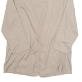 Womens Blouse Brown V-Neck Long Sleeve L