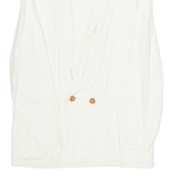 Womens Blouse Beige V-Neck Long Sleeve L