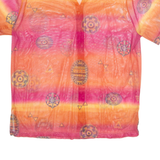 Sheer Womens Shirt Orange L
