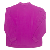 Womens Blouse Purple Long Sleeve L