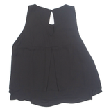 ZARA Womens Vest Black Sleeveless S