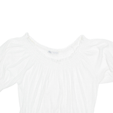 ZARA Womens Top White Off Shoulder S