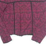 ZARA Womens Top Maroon Long Sleeve S