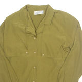 Womens Shirt Green Long Sleeve M