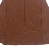 Womens Shirt Brown Collared Long Sleeve S