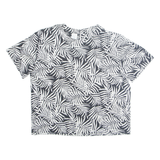 Womens Printed Top Black Floral L