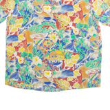 NEW EDITIONS Womens Printed Top Blue Crazy Pattern M