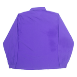 Womens Blouse Purple High Neck Long Sleeve L