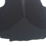 ZARA Womens Cropped Blouse Black M