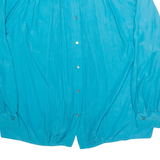 Womens Shirt Blue Collared Long Sleeve XL