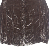 MERONA Womens Shirt Brown Collared Long Sleeve S