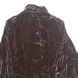 MERONA Womens Shirt Brown Collared Long Sleeve S